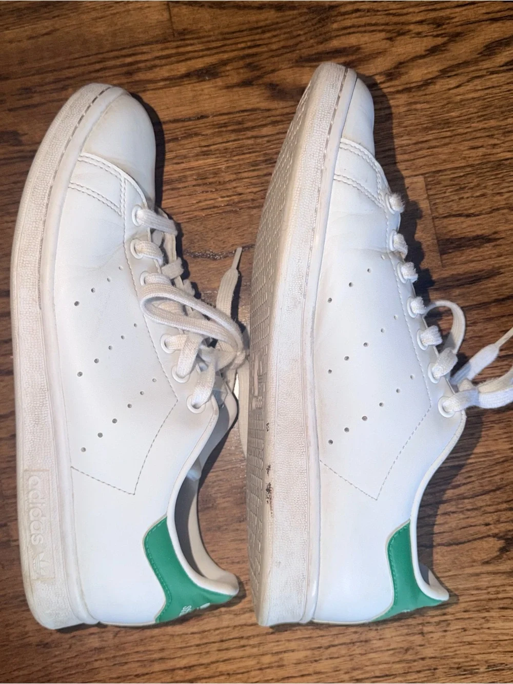 adidas White and Green Primegreen Sneakers